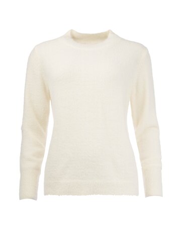 NED Fresa LS-RMJ Furry Knit  - Ecru (25W1-U172-05)