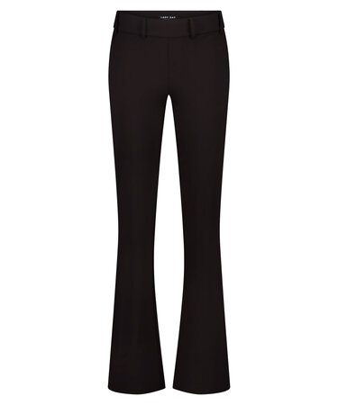 Lady Day Poppy flared broek - Dark brown bruin