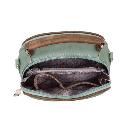  Hi-di-Hi tas  CT03 Chitter Hand-/ schoudertas groen