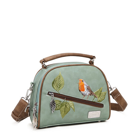  Hi-di-Hi tas  CT03 Chitter Hand-/ schoudertas groen