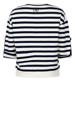 Zoso Manon Sweater - Blauw wit