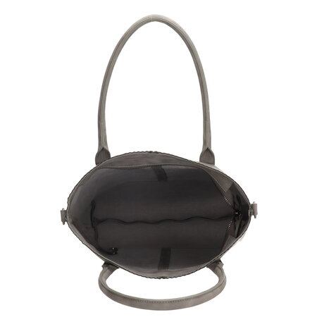 Zebra shopper midden grijs
