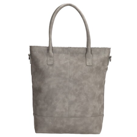 Zebra shopper midden grijs