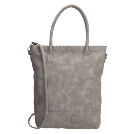 Zebra shopper midden grijs