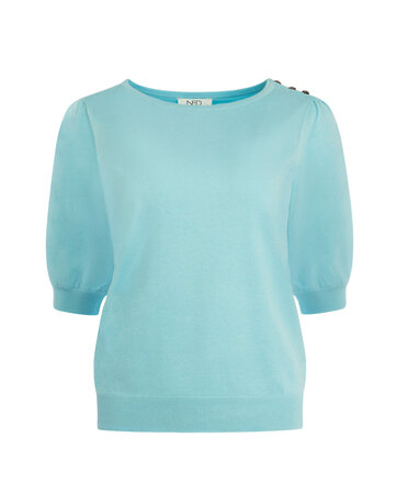 NED Shirt Dhalia - turquoise
