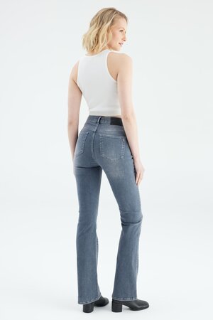 COJ Matilda Flared Jeans Smoke Grey L34