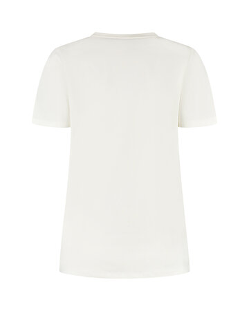 Lady Day Cherry shirt Simple white wit