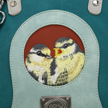  Hi-di-Hi Best Friends Forever Tas Petrol Lichtblauw BFF02