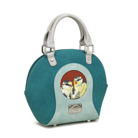  Hi-di-Hi Best Friends Forever Tas Petrol Lichtblauw BFF02