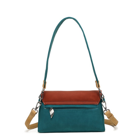 Hi-di-Hi Twiggle Tas TW02 Petrol Rood – Crossbody Schoudertas