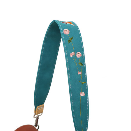 Hi-di-Hi Twiggle Tas TW02 Petrol Rood – Crossbody Schoudertas