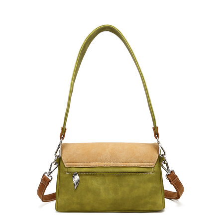 Hi-di-Hi Twiggle Tas TW03 Groen Peach – Crossbody Schoudertas