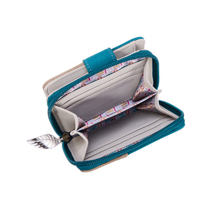 Hi-di-Hi Little Magpie Portemonnee – Petrol