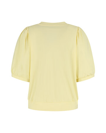 Lady Day Amie-V Butter Yellow Shirt Travelstof