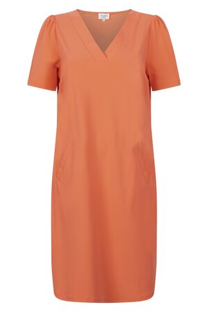 Zoso 262 Juulz koraal jurk travelstof