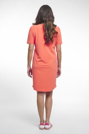 Zoso 262 Juulz koraal jurk travelstof