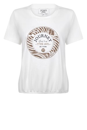 Zoso 262 Journey white summer camel shirt