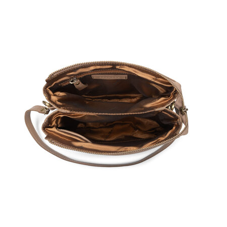 Bag2Bag Schio Dark Stone schoudertas