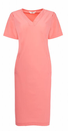 NED Simo jurk strawberry pink travelstof 