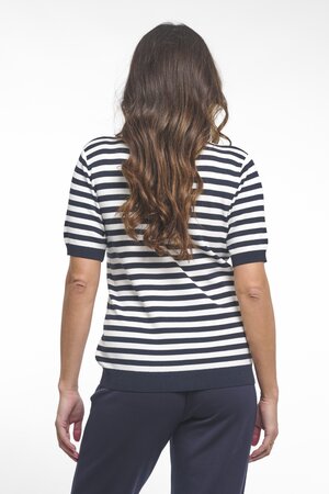 Zoso 262 gaby wit/blauw shirt