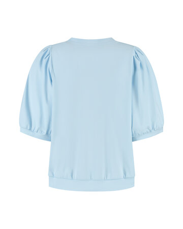 Lady Day Amie-V Baby Blue Shirt Travelstof