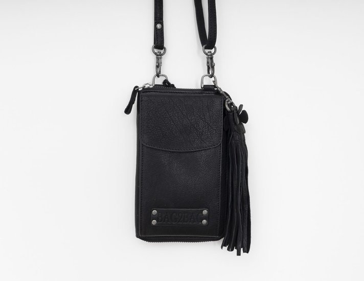 Bag2Bag - Dames schoudertas / portemonnee Tennessee - Zwart