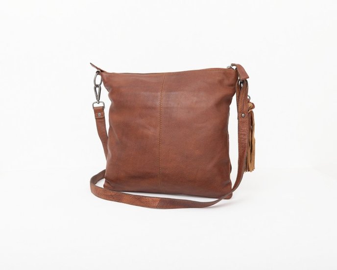 Bag2Bag - Dames schoudertas Madura- cognac/tan