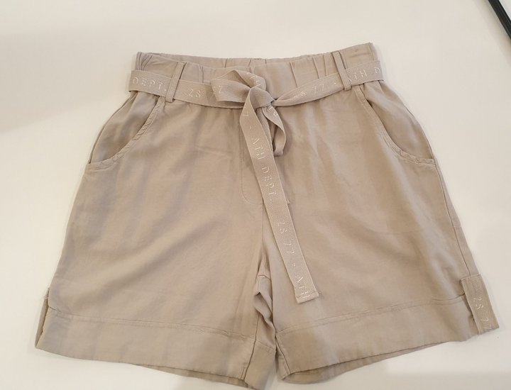 Zoso Short korte broek - 214 Fara Linnen look Zand
