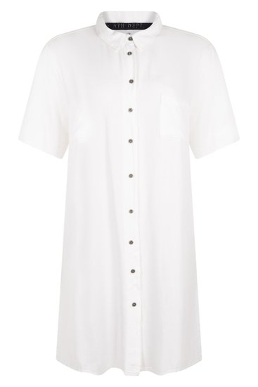 Zoso Blouse tuniek - 214 Linda Linnen look White