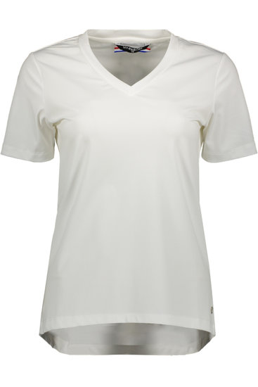 My Pashion / Lady Day shirt Tee-V Low Regular travel - off white