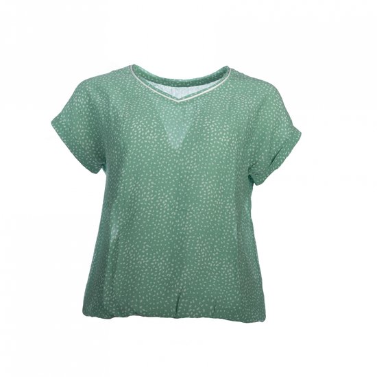 NED blouse Nox Woven Flakes - mint