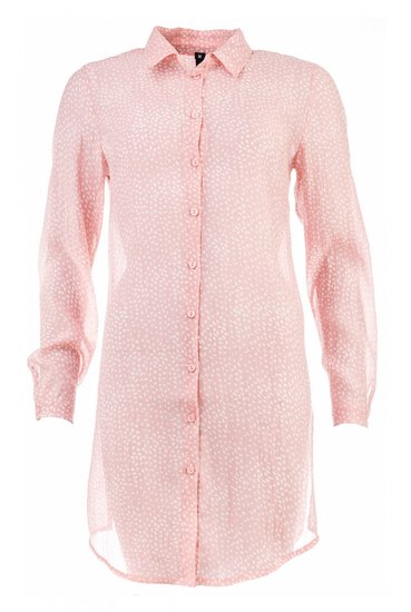 NED blouse Lian woven flakes - old pink/ roze