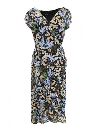 Elvira Dress Nura Jungle black