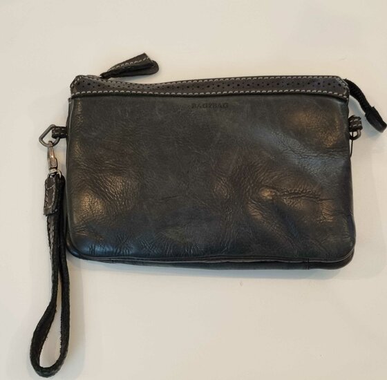 Bag2Bag -  Dames clutch / schoudertas Plano - black