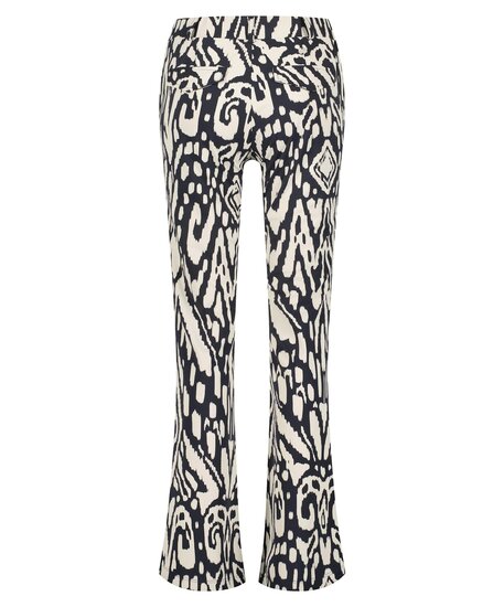 Lady Day Poppy blue Java broek flared