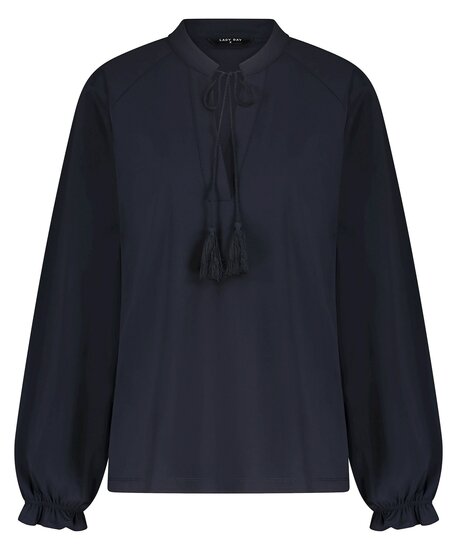 Lady Day Blouse Blue Blanchelle - travel
