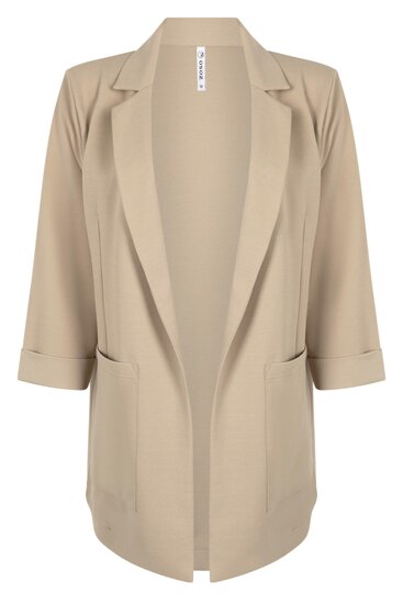 231 Zoso Wonder crepe fabric jacket- sand
