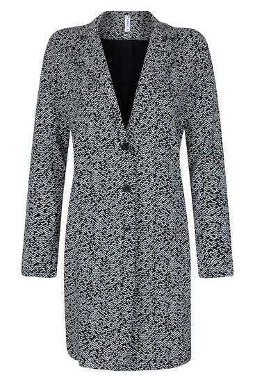 231 Zoso Printed long blazer Madeline - navy
