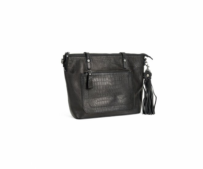 Bag2Bag Evora schoudertas - Zwart
