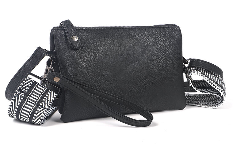 Ook-Leuk crossbody/ schoudertasje New York - black
