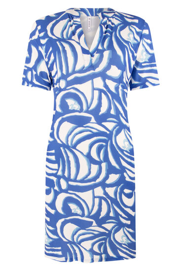 Zoso Quincy Splendour printed dress - ocean blue