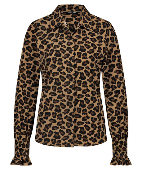 Lady Day blouse Becky Leopard print