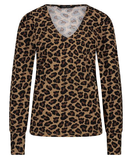 Lady Day shirt Tanisha leopard print - travel