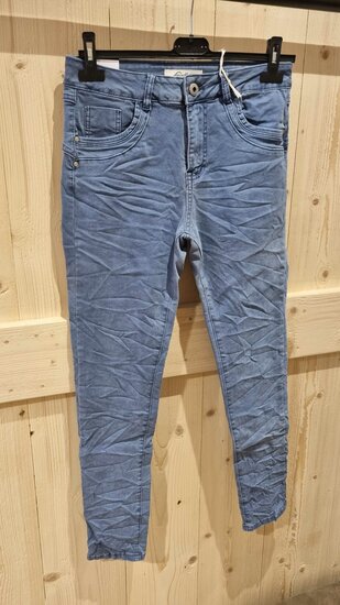 Jewelly jeans JW22119-63 grijsblauw / lavendel 