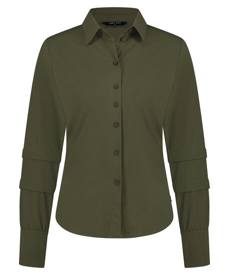 Lady Day blouse Brianna army