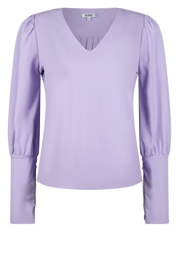 Zoso 234 Marga lilac travel blouse - lila