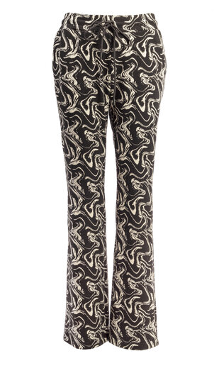 NED broek Ballou Black Spooky Waves Jaquard 23W2-PP075-04