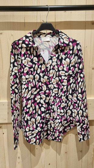 Daelin blouse Greta - Leopard 12180043