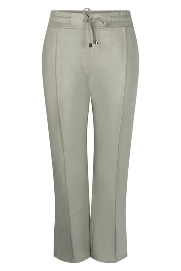 Zoso 241 Vince Coated Luxury Flair Trouser - Green