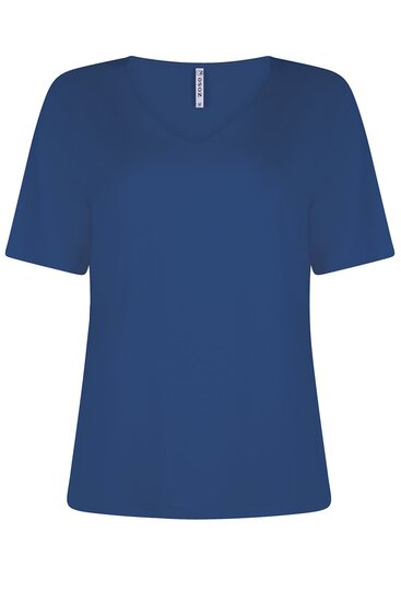 Zoso 242 Josine Luxury viscose shirt - strong blue